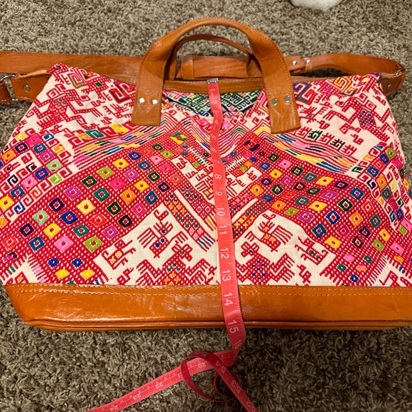 Nena & Co large woven and leather tote - Picture 15 of 16